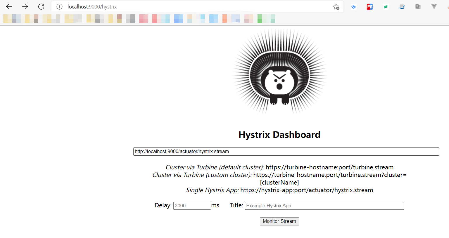 hystrix dashboard